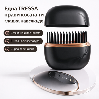TRESSA Smooth - преносима мини преса за коса
